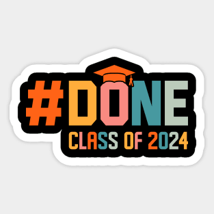 CLASS OF 2024 Sticker